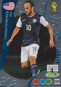 Landon Donovan USA Panini 2014 World Cup Expert #387